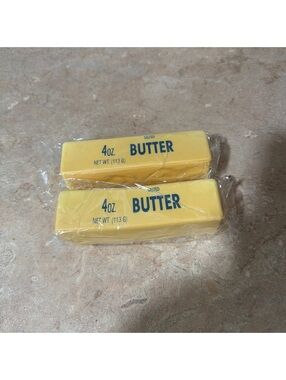 Salted Butter Sticks 4 oz  - Pack of 2 squishy